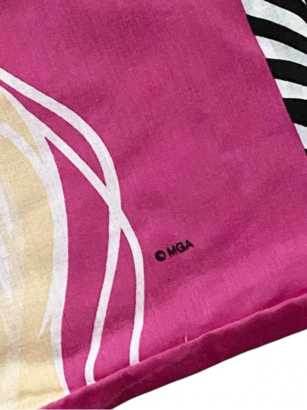 Bratz Vintage Y2K Pillowcase Pink Zebra Print Doll Bedroom Decor